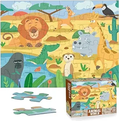 Picture of Children's jigsaw Puzzle gift box packs toys for boys and girls aged 3 to 6